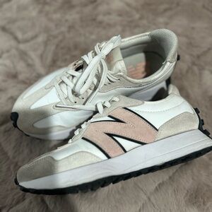 New balance 327 choice in White and Pink size 6.5